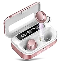 Ear buds Wireless Bluetooth Earbuds Bluetooth 5.3 Headphones with LED Power Display 128H Playtime in-Ear 2024 Earphones IPX7 Waterproof Sport Wireless Earbuds with Noise Cancelling Mic for iOS/Android