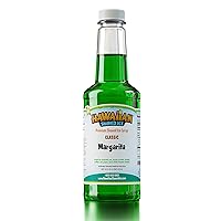 Hawaiian Shaved Ice Syrup Pint, Margarita Flavor, Use for Slushies, Italian Soda, Popsicles, & More. No Refrigeration Needed, Does Not Contain Nuts, Soy, Wheat, Dairy, Starch, Flour, or Egg Products