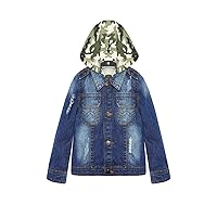 Little Kids Jean Jacket,Embroidery Denim Coat Outfit