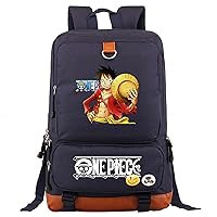 Luffy Laptop Computer Bag,Anime Lightweight Bookbag,Wear Resistant Backpack for Travel,Outdoor,Hiking
