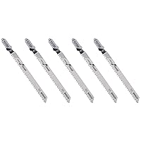 BOSCH T101BR 5-Piece 4 In. 10 TPI Reverse Pitch Clean for Wood T-Shank Jig Saw Blades