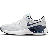 Nike Air Max SYSTM Big Kids' Shoes (DQ0284-112, White/Football Grey/Photo Blue) Size 4