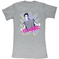 Saved by The Bell 80's Comedy Sitcom Zack Morris Player White Ladies T-Shirt