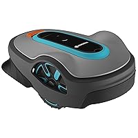 GARDENA 15108-41 SILENO Life - Automatic Robotic Lawn Mower, with Bluetooth app and Boundary Wire, The quietest in its Class, for lawns up to 16,200 Sq Ft, Made in Europe, Grey