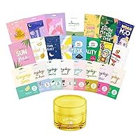 23 Sheet Mask & Star Velvet Sleeping Mask Bundle - Contains Special Natural Ingredients - Exfoliates The Skin - Boosts Skin Radiance - Deeply Hydrates - Softens The Skin -