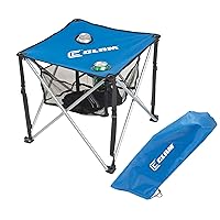 CLAM 9180 Quick-Pack Table - Square with Carry Case