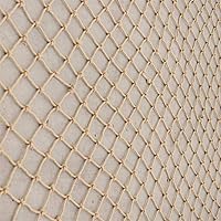 RZM Rope Net Nautical Decorative Fish Net，Retro Photo Show Wall Decoration Hand-Woven Truck Cargo Trailer Net, 4mm Child Safety Netting for Balcony (Color : Beige-12cm, Size : 6x7m)