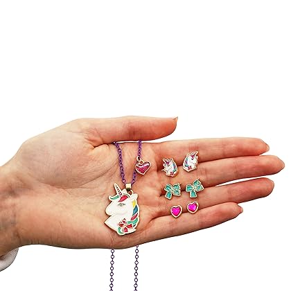 JoJo Siwa Girls Jewelry Set Necklace, BFF Necklace, Earrings, or Bracelet Set - Official License