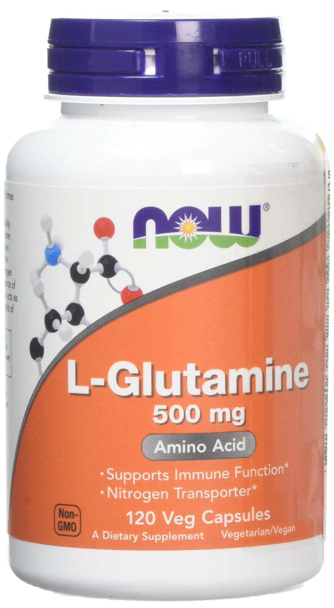 Now Foods, L-Glutamine 500mg, 120 Capsules