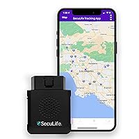 Seculife -only $6 Monthly- 4G LTE OBD GPS Vehicle Tracker | Easy Plug & Drive - Real Time Location Tracking | Route History | Speed Tracking | Geo-Fence | No Activation Fees, Cancel Anytime