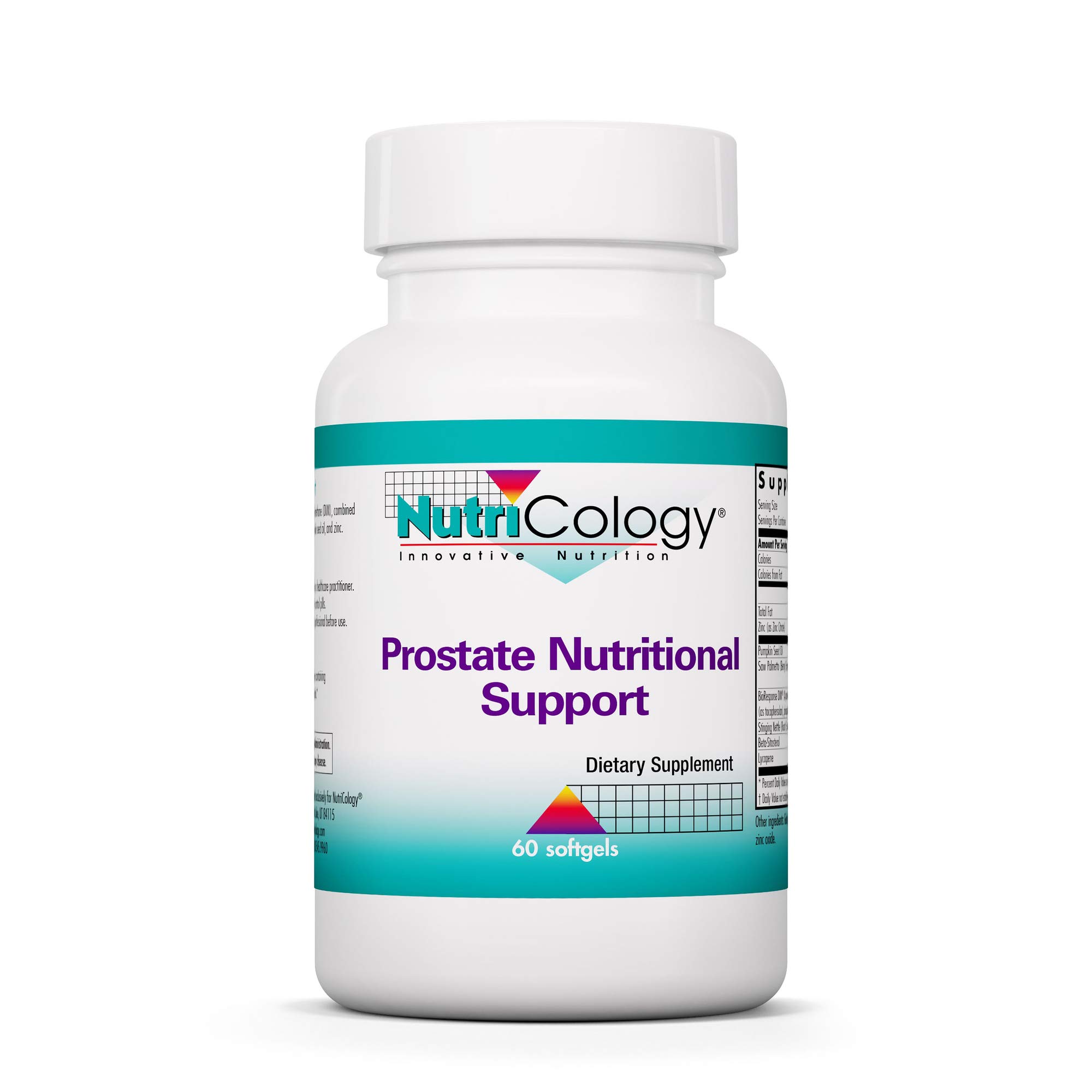 NutriCology Prostate Nutritional Support - DIM, Zinc, Pumpkin Seed, Saw Palmetto - 60 Softgels