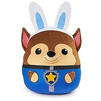 PAW Patrol Easter Bunny Chase Squish Plush, Official Toy from The Hit Cartoon, Special Edition Squishy Stuffed Animal for Ages 1 and Up, 12”