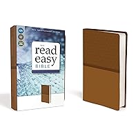 NIV, ReadEasy Bible, Large Print, Leathersoft, Tan, Red Letter NIV, ReadEasy Bible, Large Print, Leathersoft, Tan, Red Letter Imitation Leather