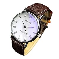 Ainiyo Genevas Men's Watch Roman Fashion 110 Belt Men's Watch with Pedometer Watches Men's Brand Gifts for Classmates