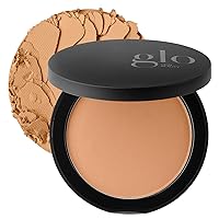 Glo Skin Beauty Pressed Base Powder Foundation Makeup (Tawny Fair) - Flawless Coverage for a Radiant Natural, Second-Skin Finish