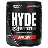 PROSUPPS® Mr. Hyde® Xtreme Pre-Workout Powder Energy Drink - Intense Sustained Energy, Pumps & Focus with Beta Alanine, Creatine & Nitrosigine, (30 Servings, Sucker Punch)