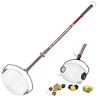 Garden Weasel Nut Gatherer - Large Cage | Pick Up Walnuts, Small Apples, Citrus Fruits, Tennis Balls | Nut Collector and Picker Upper Roller with Cage Spreader | 95404