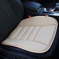 Car Seat Cushion Pad for Car Driver Seat Office Chair Home Use Memory Foam Seat Cushion, Khaki