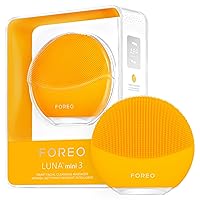 FOREO LUNA mini 3 Ultra-hygienic Facial Cleansing Brush, All Skin Types, Face Massager for Clean & Healthy Face Care, Extra Absorption of Facial Skin Care Products, Waterproof