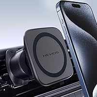 for MagSafe Car Mount, [Strongest Magnet Power] Magnetic Phone Holder for Car, Hands Free Magnetic Phone Holder, Fit for iPhone 15 Pro Plus Max 14 13 12 Mini Magnetic Case Black