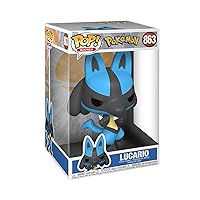 Funko Pop! Jumbo: Pokemon - Lucario - Collectible Vinyl Figure - Gift Idea - Official Merchandise - Toys for Children and Adults - Video Games Fans - Doll for Collectors and Exhibition