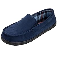 RockDove Men's Alexander Flannel Lined Loafer Slipper