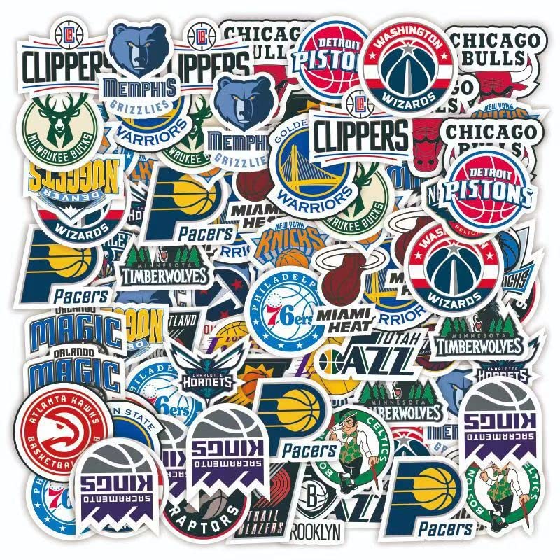 Mua Swrotdin 30 Pieces Skateboard Stickers for NBA Basketball ...