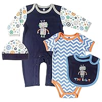 Hudson Baby Baby-Girls 4 Piece Clothing Set