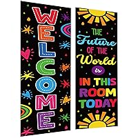 Colorful Classroom Decorations Classroom Welcome Banner and Poster for Teachers Positive Affirmations Banner Motivational Bulletin Board for Class School Classroom Bulletin Board Office Decoration