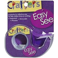 Lee Products Crafter's Easy See Removable Craft Tape, 0.5-Inch x 720-Inch