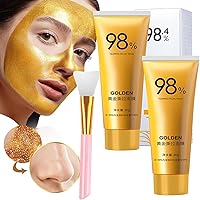 98.4 Gold Mask,golden Tear Off Mask,new Gold Foil Peel Off Mask,golden Collagen Face Tear Off Mask,peel-off Anti-wrinkle Whiten Mask,removes Blackheads, Reduces Fine Lines and Cleans Pores