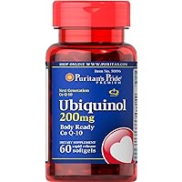 Ubiquinol 200mg, Supports Heart Health, 60 Softgels