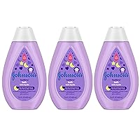 Johnson's Baby TearFree Bedtime Bath with Soothing NaturalCalm fl., Purple, Aromas, 13.6 Fl Oz (Pack of 3)
