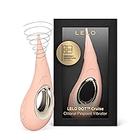 LELO DOT Cruise High Frequency Clitoral Vibrator with Elliptical Motion 8 Pinpoint Vibrator with Cruise Control Technology, Female Sex Toys, Peach Please