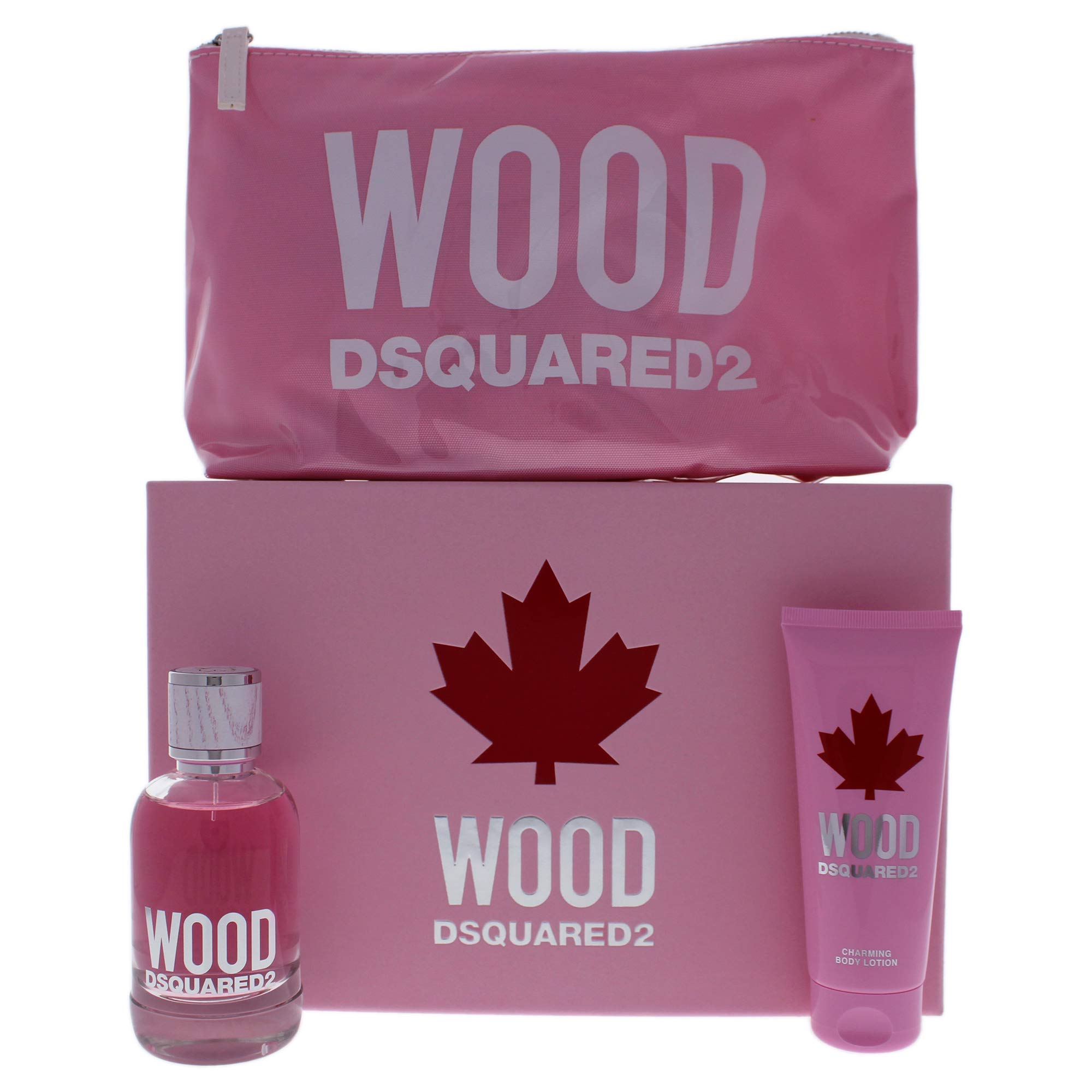 Dsquared2 Wood Women 3 Pc Gift Set