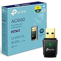 TP-Link Archer T2U 11AC USB WiFi Adapter - Dual Band 2.4G/5G AC600 Wireless Network Card, WiFi Dongle, Mini size, Supports Windows (XP/7/8/8.1/10), Mac OS (10.7~10.14)
