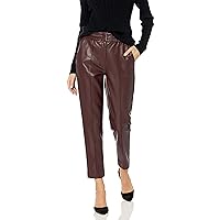 Rebecca Taylor Women's Faux Leather Track Pant