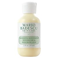 Mario Badescu Hydrating Moisturizer with Biocare & Hyaluronic Acid for Dry and Sensitive Skin |Moisturizer that Hydrates and Fights Aging |Formulated with Collagen & Hyaluronic Acid| 2 FL OZ