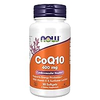 Supplements, CoQ10 400 mg, Pharmaceutical Grade, All-Trans Form produced by Fermentation, 30 Softgels