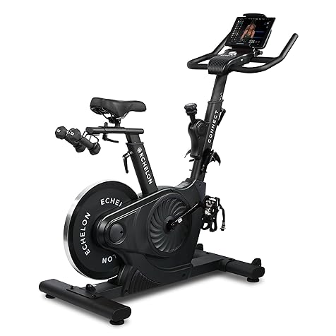 Fitness - Exercise Bike - Smart Connect Workout Bike - Magnetic Resistance Mechanism - Stationary Bikes with Speed Monitor & Adjustable Seat - Indoor Bike - Bluetooth Connectivity -136 KG