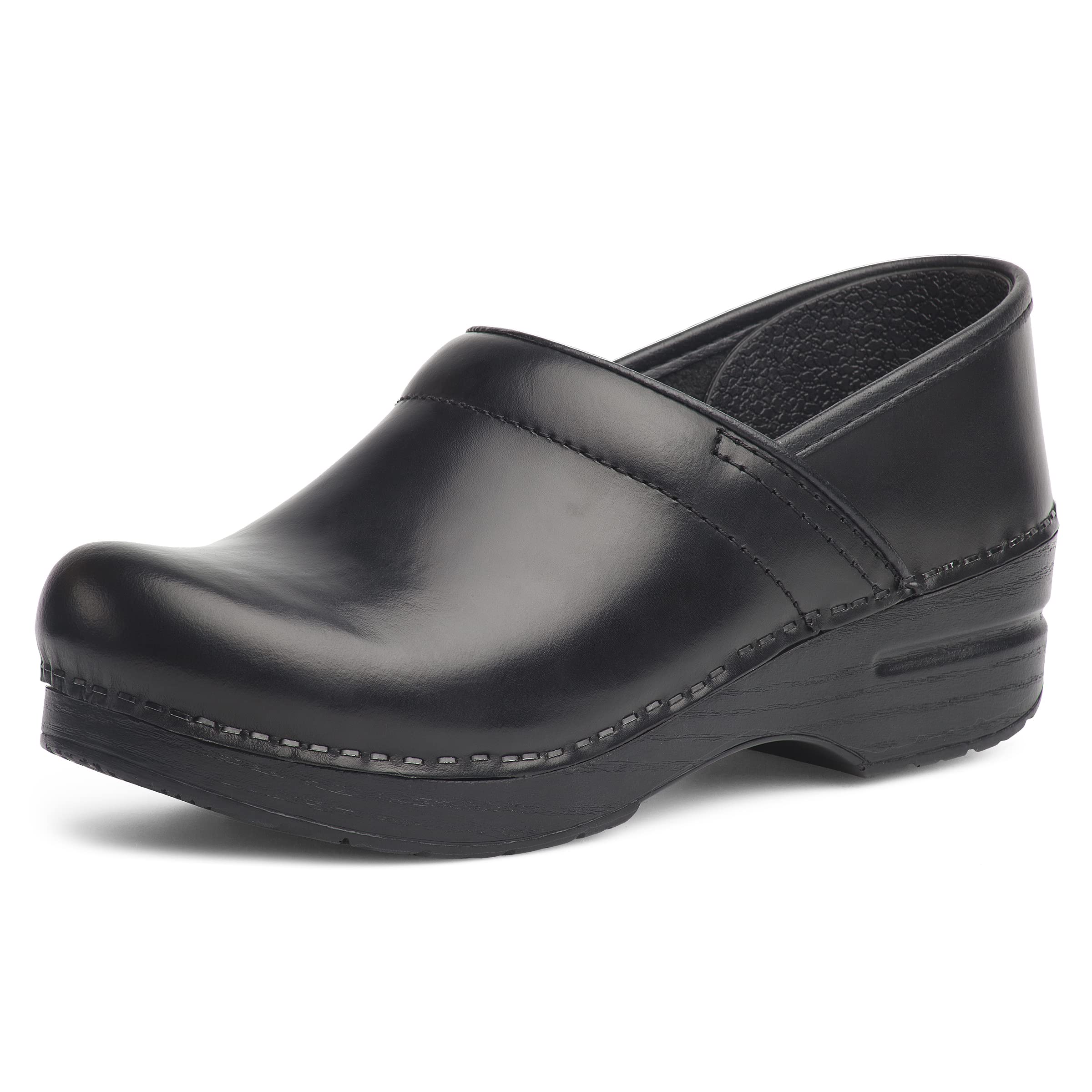 Dansko Professional Chrome Slip-On Clogs for Women - Rocker Sole and Arch Support for Comfort - Ideal for Long Standing Professionals - Food Service, Healthcare Professionals