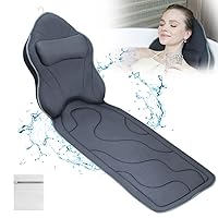  Bath Pillow, Bathtub Pillow with Anti-Slip Suction Cups, 4D  Mesh Soft Spa Bath Tub Pillow Headrest, Bath Pillows for Tub with Neck and  Back Support Fits Bathtub Spa Tub Jacuzzi, Fathers