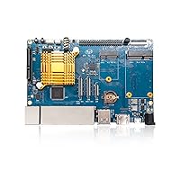 Banana Pi R2 Pro Smart WiFi Router Quad-core Cortex-A55 2GHz Dual Band Wireless Router Rockchip RK3568 with 2GB LPDDR4 +16GB eMMC Storage Support OpenWRT for NAS VPN Server