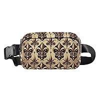 Cross Body Fanny Pack Royal-fleur-de-lis-luxury Fashion Waist Packs Unisex Belt Bag