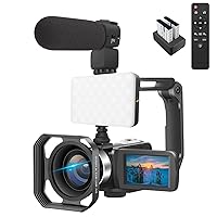 4k Video Camera Camcorder Video Camera for YouTube Video Recorder 4K Camcorder Night Vision 56MP UHD 3.0