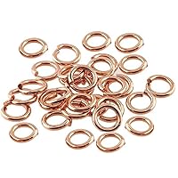 16 Ga. Open Round Jump Ring 1 Oz Pack (Saw Cut) Jewelry Making, Connector, Findings ((8 MM O/D - Pack of 140))