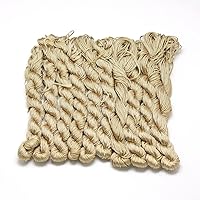 About 284 Yards 1mm Macrame Bracelet Thread Braided Polyester Cords Low Stretch Polyester Cord for Jewelry Making DIY Craft Blind Shade Repair (Camel)