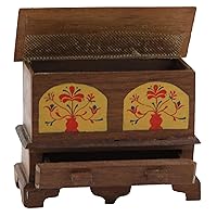 Melody Jane Dolls Houses Dollhouse Hand Painted Dower Blanket Coffers Cedar Chest Pioneer Furniture