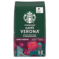 Starbucks Dark Roast Whole Bean Coffee — Caffe Verona — 100% Arabica— 1 bag (18 oz)