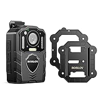 BOBLOV Bundle Deal, KJ25 Body Camera and A Pair of 8 Magnet Clip